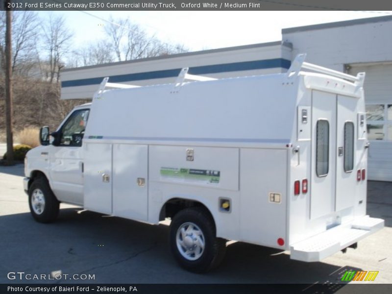 Oxford White / Medium Flint 2012 Ford E Series Cutaway E350 Commercial Utility Truck