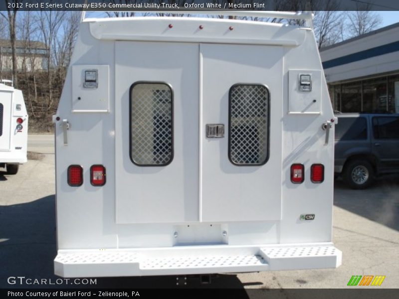 Oxford White / Medium Flint 2012 Ford E Series Cutaway E350 Commercial Utility Truck