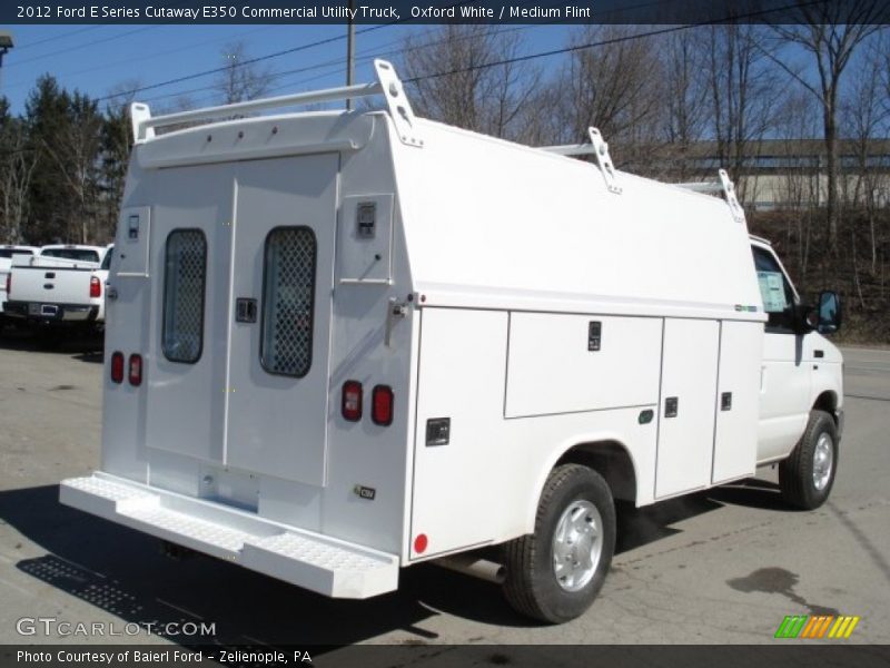 Oxford White / Medium Flint 2012 Ford E Series Cutaway E350 Commercial Utility Truck