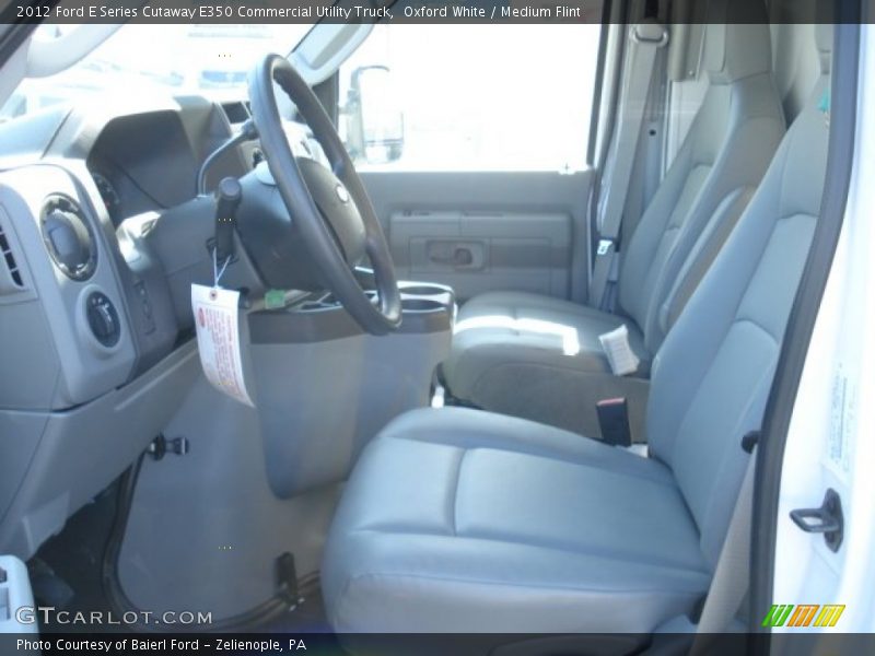 Oxford White / Medium Flint 2012 Ford E Series Cutaway E350 Commercial Utility Truck