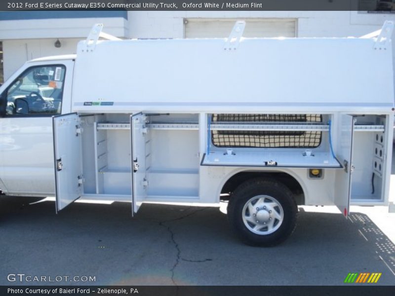 Oxford White / Medium Flint 2012 Ford E Series Cutaway E350 Commercial Utility Truck