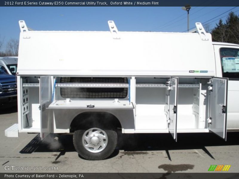 Oxford White / Medium Flint 2012 Ford E Series Cutaway E350 Commercial Utility Truck