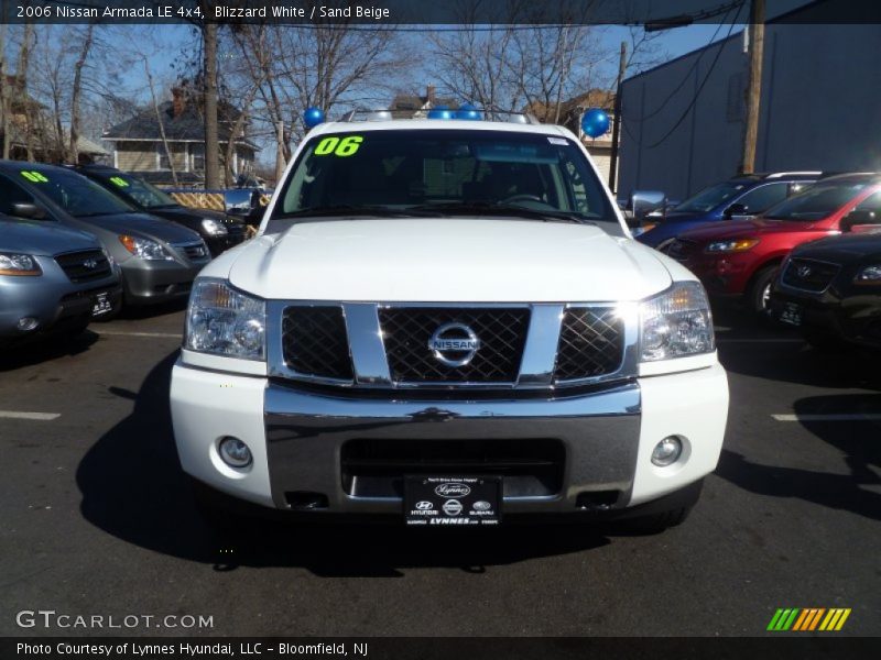 Blizzard White / Sand Beige 2006 Nissan Armada LE 4x4