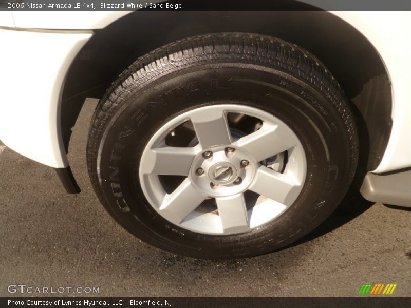Blizzard White / Sand Beige 2006 Nissan Armada LE 4x4