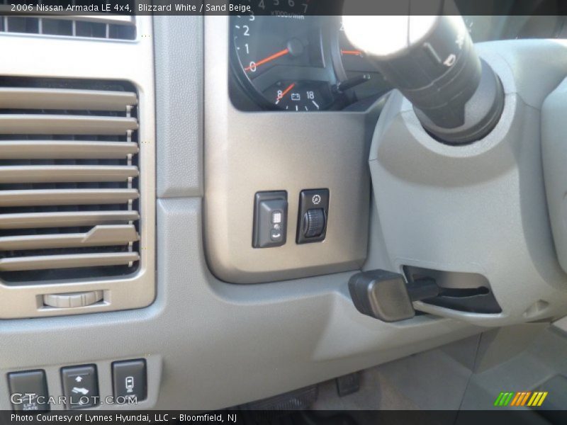 Blizzard White / Sand Beige 2006 Nissan Armada LE 4x4