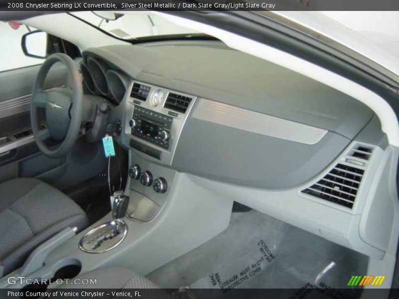 Silver Steel Metallic / Dark Slate Gray/Light Slate Gray 2008 Chrysler Sebring LX Convertible
