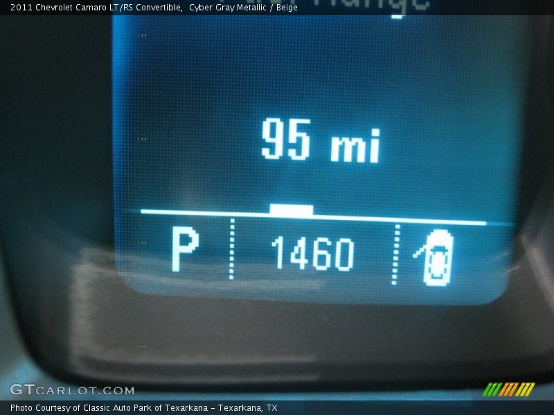 Cyber Gray Metallic / Beige 2011 Chevrolet Camaro LT/RS Convertible