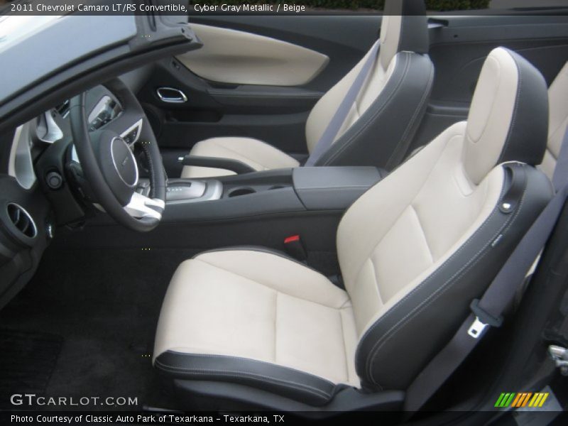  2011 Camaro LT/RS Convertible Beige Interior