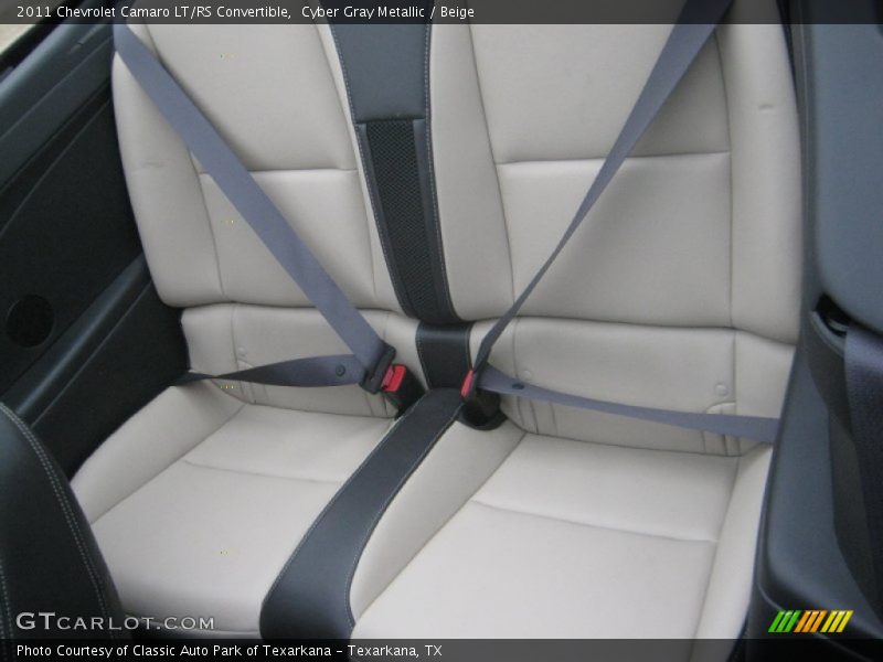 Rear Seat of 2011 Camaro LT/RS Convertible