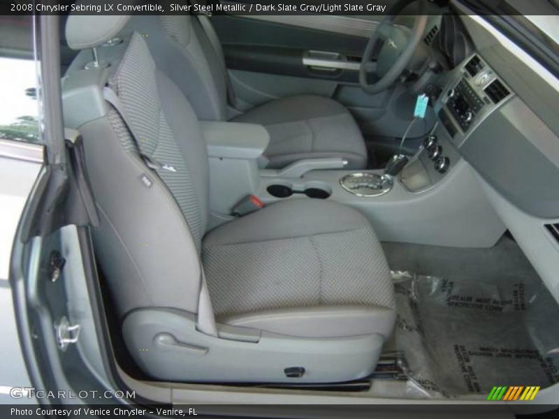 Silver Steel Metallic / Dark Slate Gray/Light Slate Gray 2008 Chrysler Sebring LX Convertible