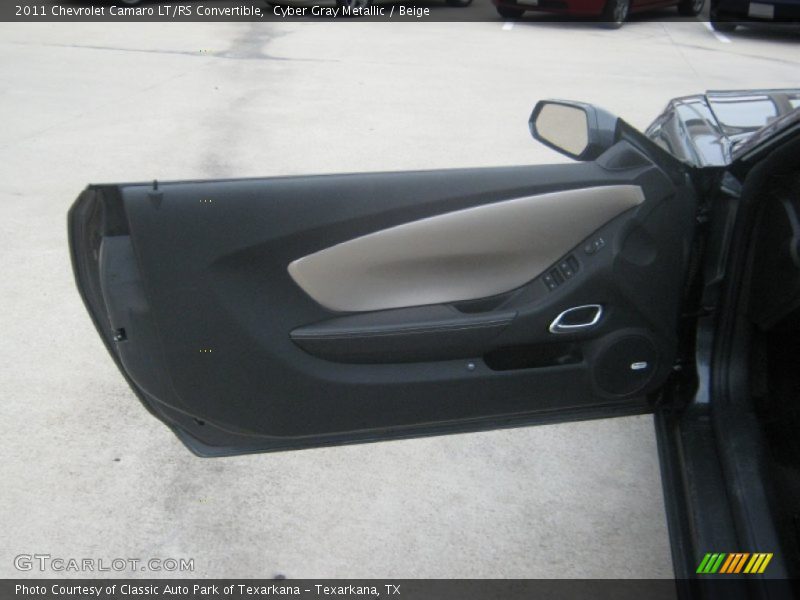 Cyber Gray Metallic / Beige 2011 Chevrolet Camaro LT/RS Convertible