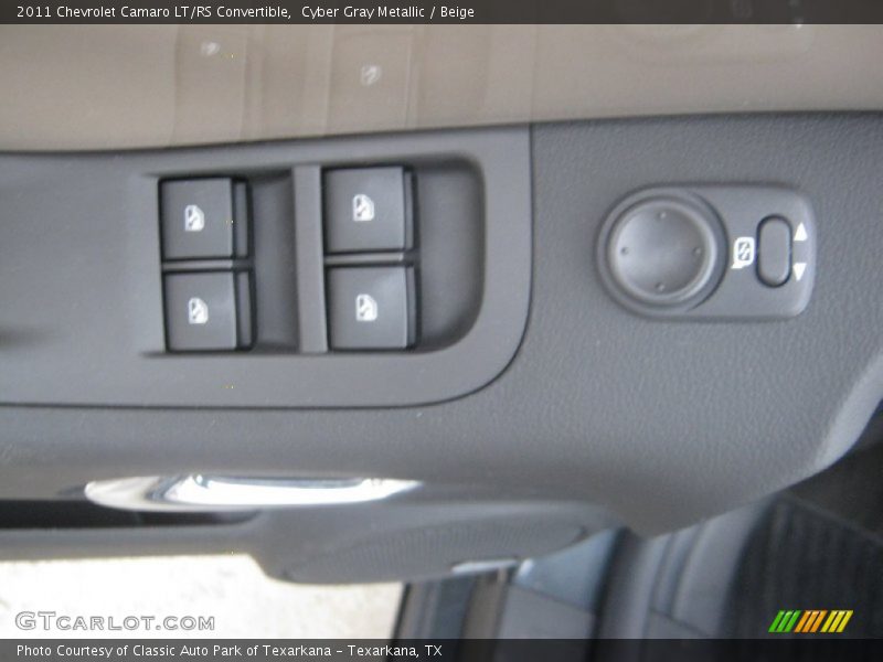 Cyber Gray Metallic / Beige 2011 Chevrolet Camaro LT/RS Convertible