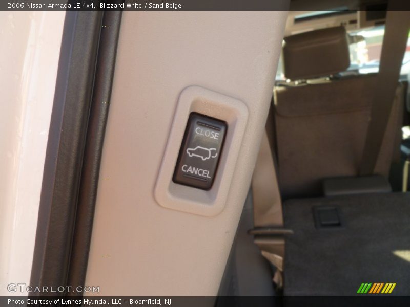Blizzard White / Sand Beige 2006 Nissan Armada LE 4x4