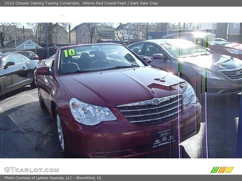 Inferno Red Crystal Pearl / Dark Slate Gray 2010 Chrysler Sebring Touring Convertible