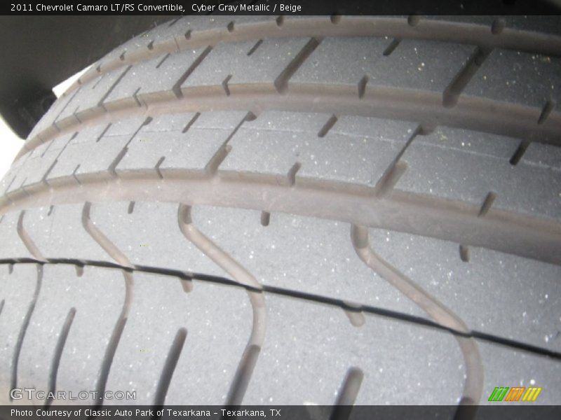Cyber Gray Metallic / Beige 2011 Chevrolet Camaro LT/RS Convertible