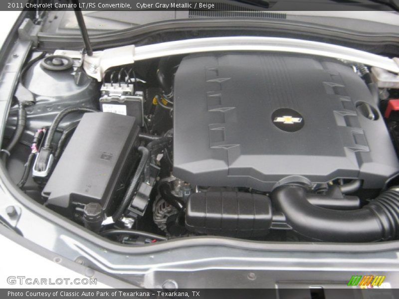 Cyber Gray Metallic / Beige 2011 Chevrolet Camaro LT/RS Convertible