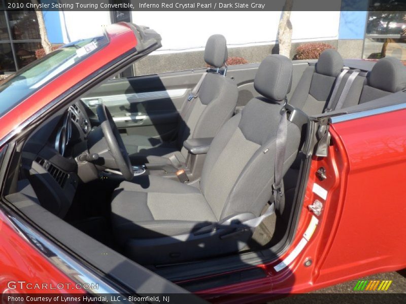 Inferno Red Crystal Pearl / Dark Slate Gray 2010 Chrysler Sebring Touring Convertible