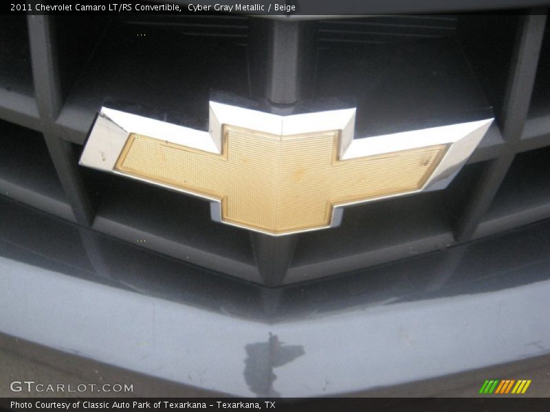 Cyber Gray Metallic / Beige 2011 Chevrolet Camaro LT/RS Convertible