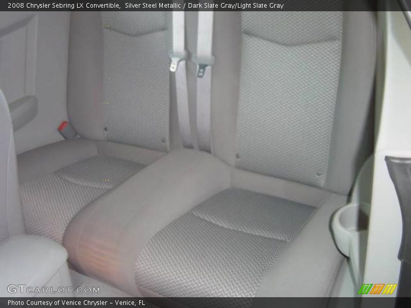 Silver Steel Metallic / Dark Slate Gray/Light Slate Gray 2008 Chrysler Sebring LX Convertible