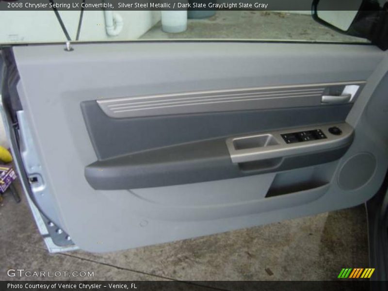 Silver Steel Metallic / Dark Slate Gray/Light Slate Gray 2008 Chrysler Sebring LX Convertible