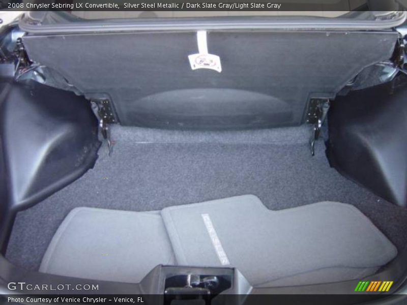 Silver Steel Metallic / Dark Slate Gray/Light Slate Gray 2008 Chrysler Sebring LX Convertible