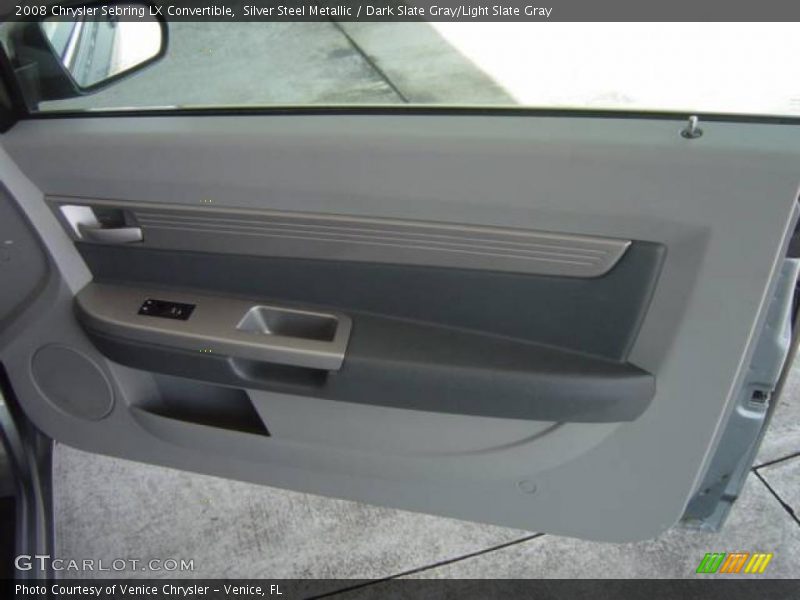 Silver Steel Metallic / Dark Slate Gray/Light Slate Gray 2008 Chrysler Sebring LX Convertible