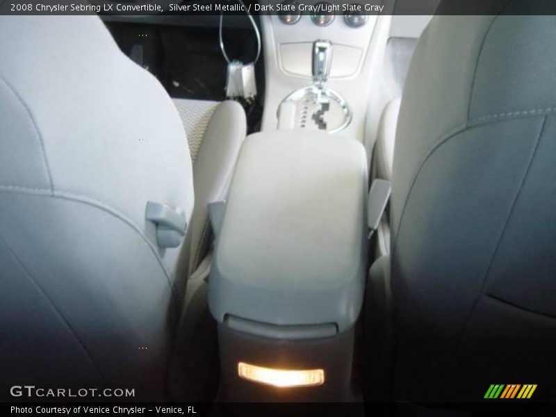 Silver Steel Metallic / Dark Slate Gray/Light Slate Gray 2008 Chrysler Sebring LX Convertible