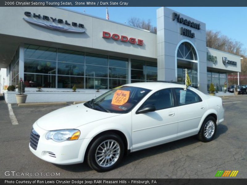 Stone White / Dark Slate Gray 2006 Chrysler Sebring Touring Sedan
