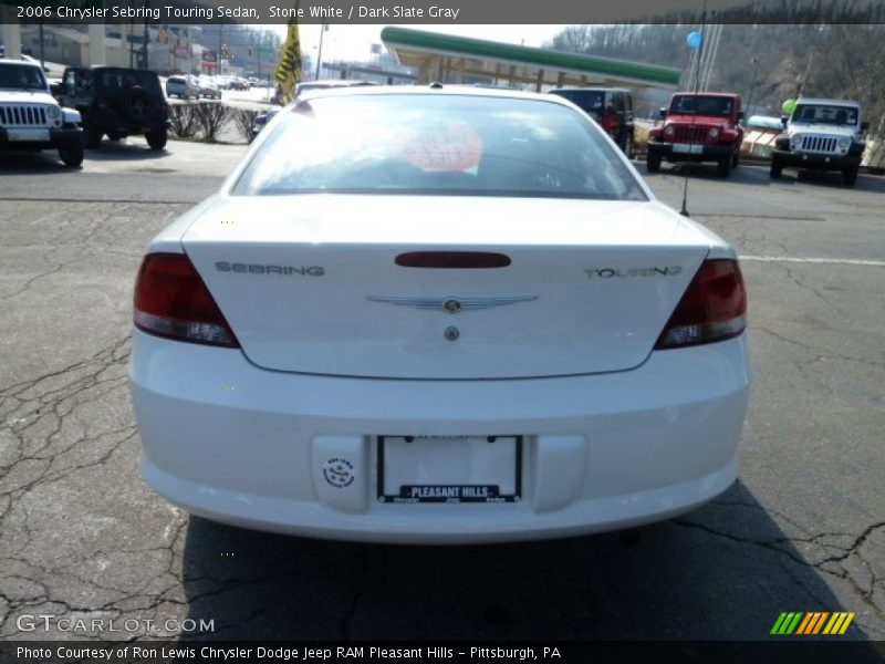 Stone White / Dark Slate Gray 2006 Chrysler Sebring Touring Sedan