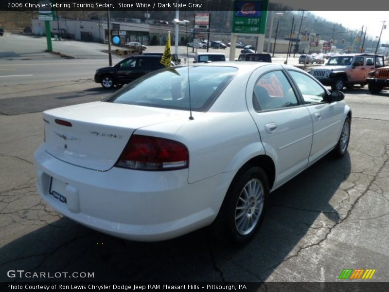 Stone White / Dark Slate Gray 2006 Chrysler Sebring Touring Sedan