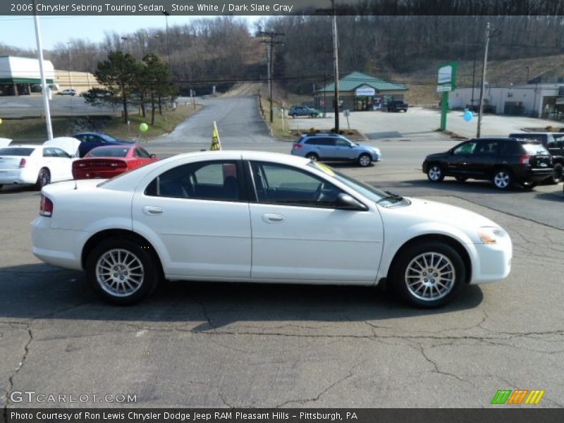 Stone White / Dark Slate Gray 2006 Chrysler Sebring Touring Sedan