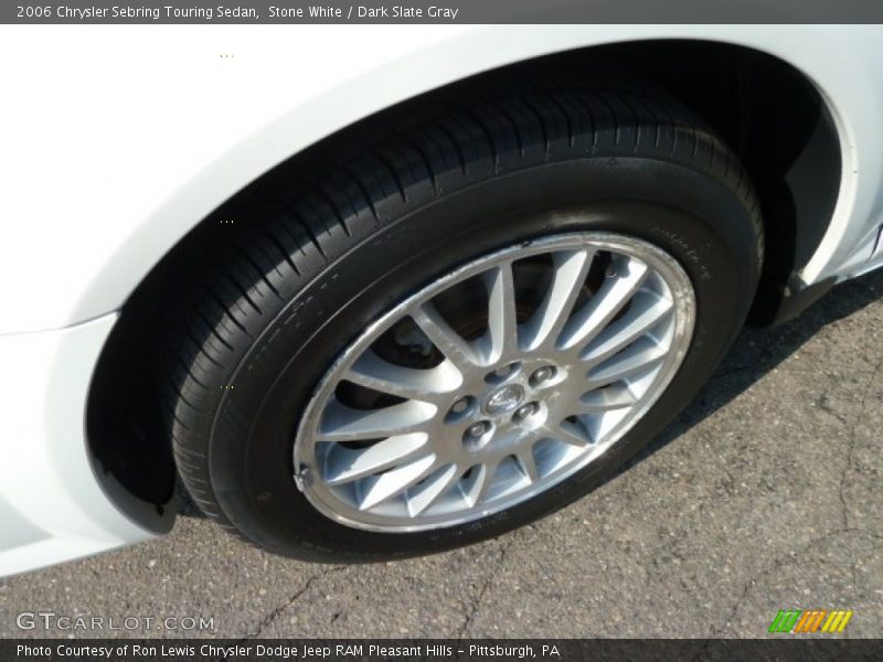 Stone White / Dark Slate Gray 2006 Chrysler Sebring Touring Sedan