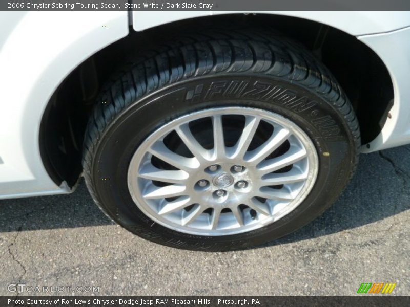Stone White / Dark Slate Gray 2006 Chrysler Sebring Touring Sedan