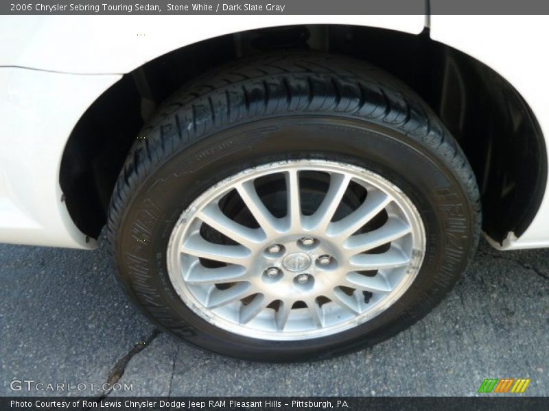 Stone White / Dark Slate Gray 2006 Chrysler Sebring Touring Sedan