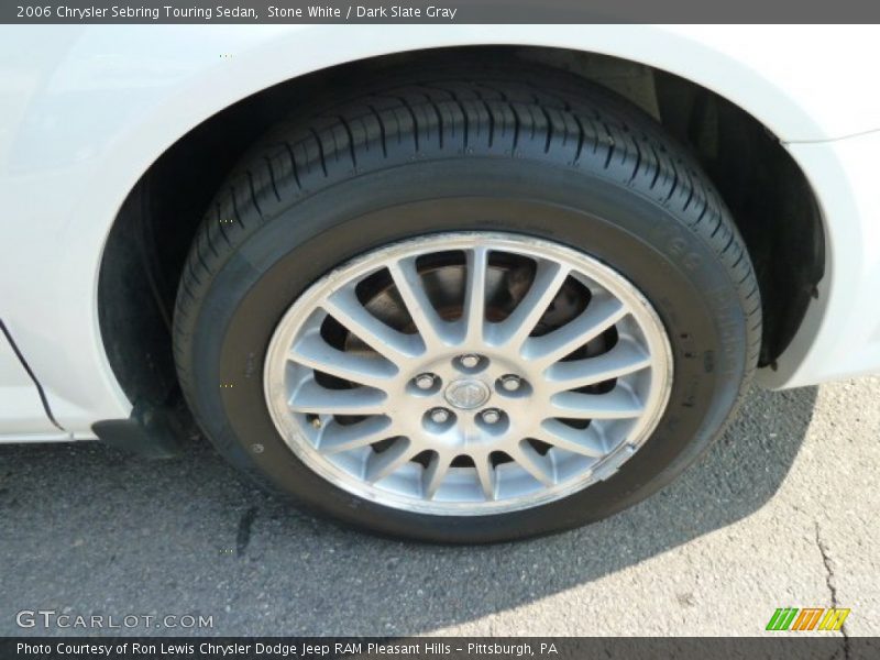 Stone White / Dark Slate Gray 2006 Chrysler Sebring Touring Sedan