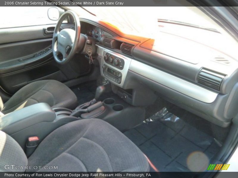 Stone White / Dark Slate Gray 2006 Chrysler Sebring Touring Sedan