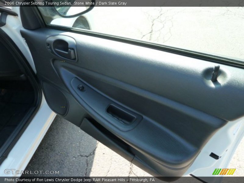 Stone White / Dark Slate Gray 2006 Chrysler Sebring Touring Sedan