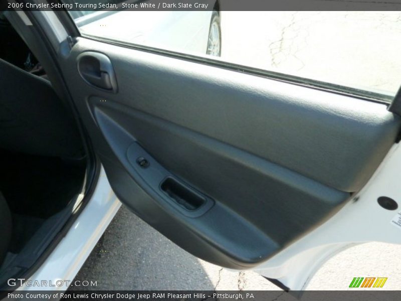Stone White / Dark Slate Gray 2006 Chrysler Sebring Touring Sedan