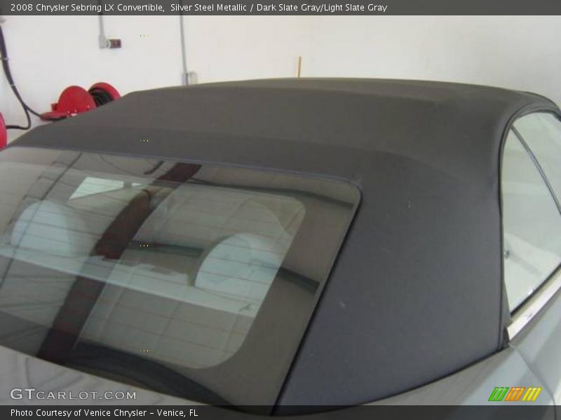 Silver Steel Metallic / Dark Slate Gray/Light Slate Gray 2008 Chrysler Sebring LX Convertible