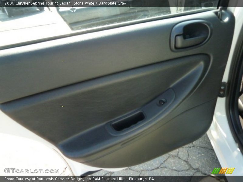 Stone White / Dark Slate Gray 2006 Chrysler Sebring Touring Sedan