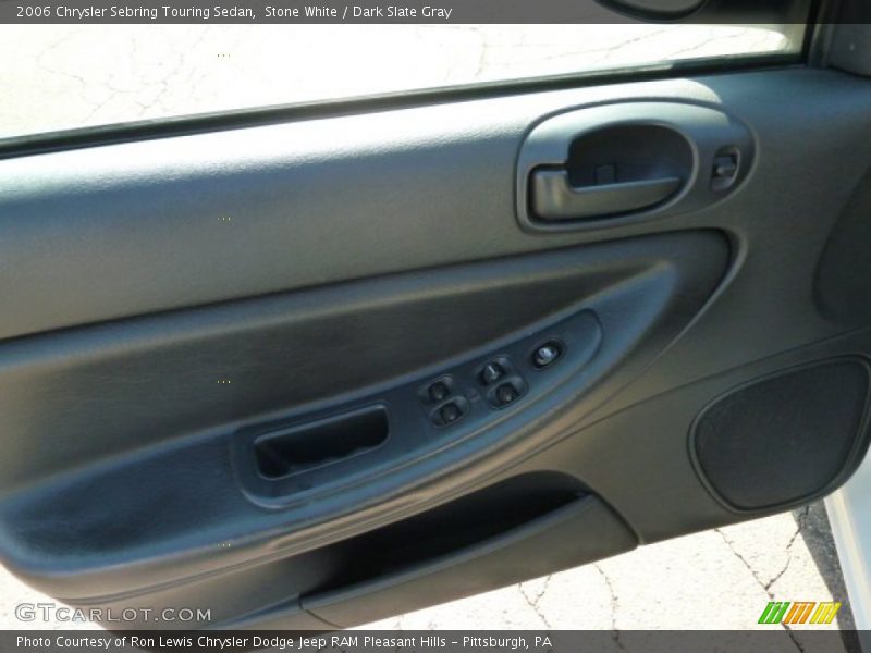 Stone White / Dark Slate Gray 2006 Chrysler Sebring Touring Sedan