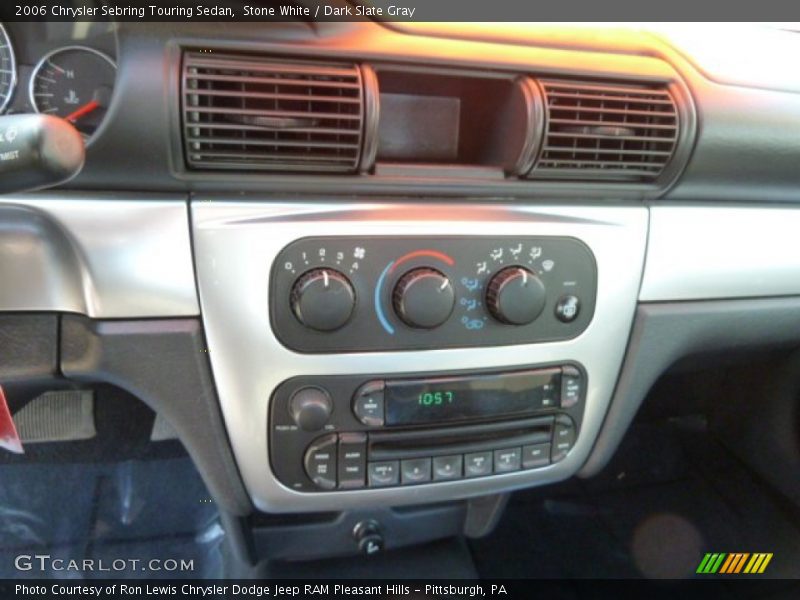 Stone White / Dark Slate Gray 2006 Chrysler Sebring Touring Sedan