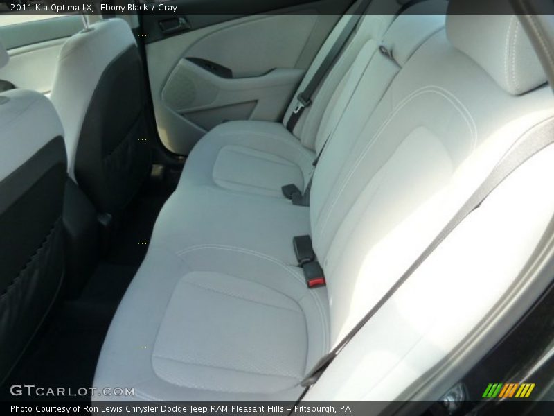 Ebony Black / Gray 2011 Kia Optima LX