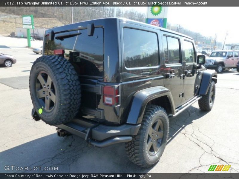 Black / Call of Duty: Black Sedosa/Silver French-Accent 2012 Jeep Wrangler Unlimited Call of Duty: MW3 Edition 4x4