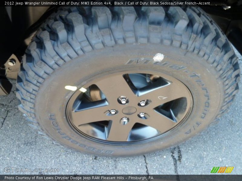  2012 Wrangler Unlimited Call of Duty: MW3 Edition 4x4 Wheel