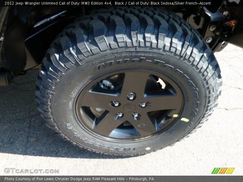 2012 Wrangler Unlimited Call of Duty: MW3 Edition 4x4 Wheel