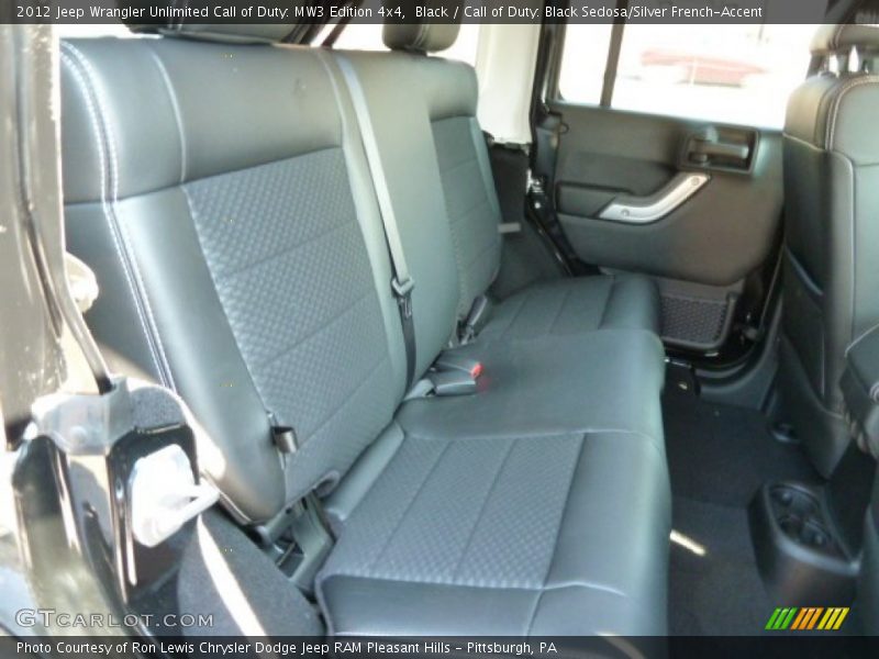  2012 Wrangler Unlimited Call of Duty: MW3 Edition 4x4 Call of Duty: Black Sedosa/Silver French-Accent Interior