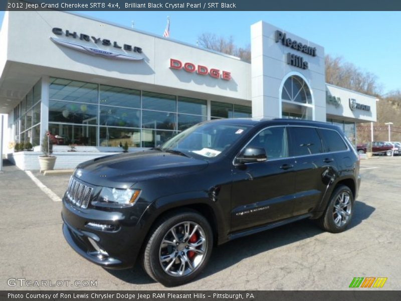 Brilliant Black Crystal Pearl / SRT Black 2012 Jeep Grand Cherokee SRT8 4x4