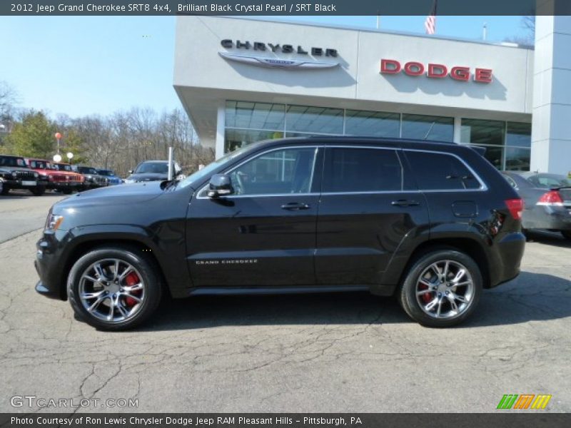 Brilliant Black Crystal Pearl / SRT Black 2012 Jeep Grand Cherokee SRT8 4x4
