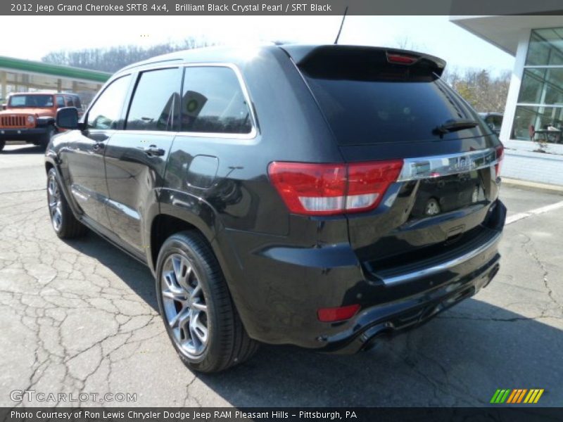 Brilliant Black Crystal Pearl / SRT Black 2012 Jeep Grand Cherokee SRT8 4x4